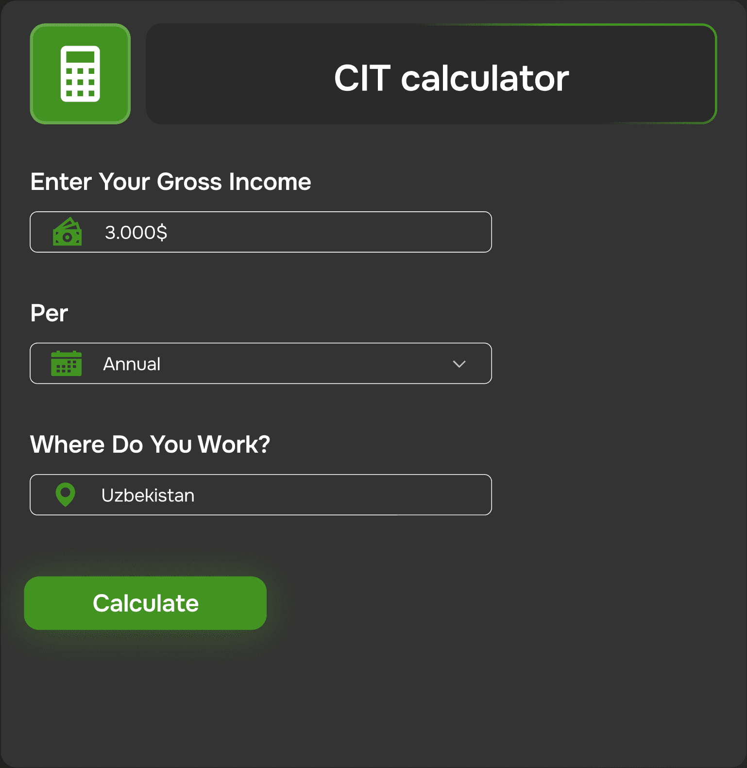 CIT Calculator