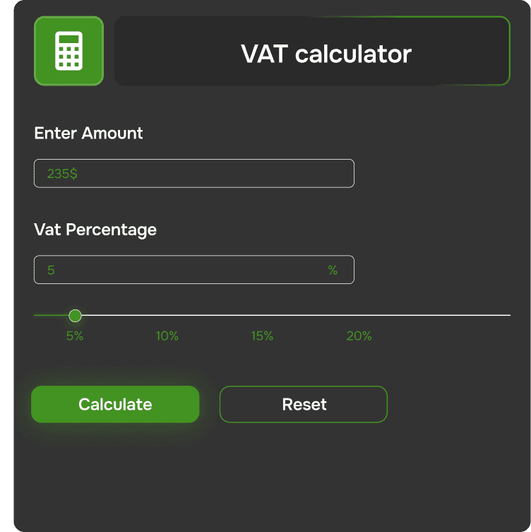 Vat calculator